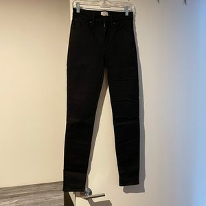 J. Crew 27 TALL black jeans